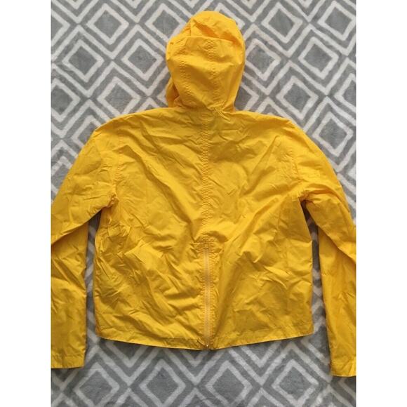 Vtg Y2K Tommy Girl Hilfiger Yellow Jacket Windbreaker Star Bell Sleeves L - Picture 11 of 11